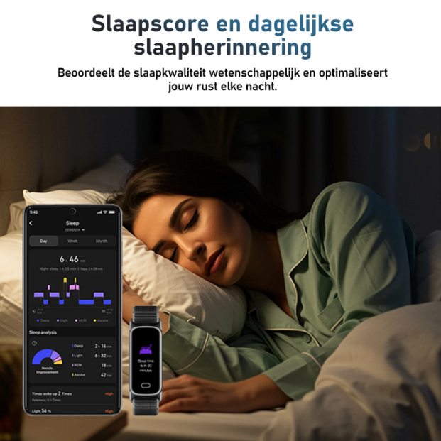 Montre connectée Fittek GTL1 - Noire - Suivi de la santé 24 h/24, 7 j/7 - Autonomie de 7 jours