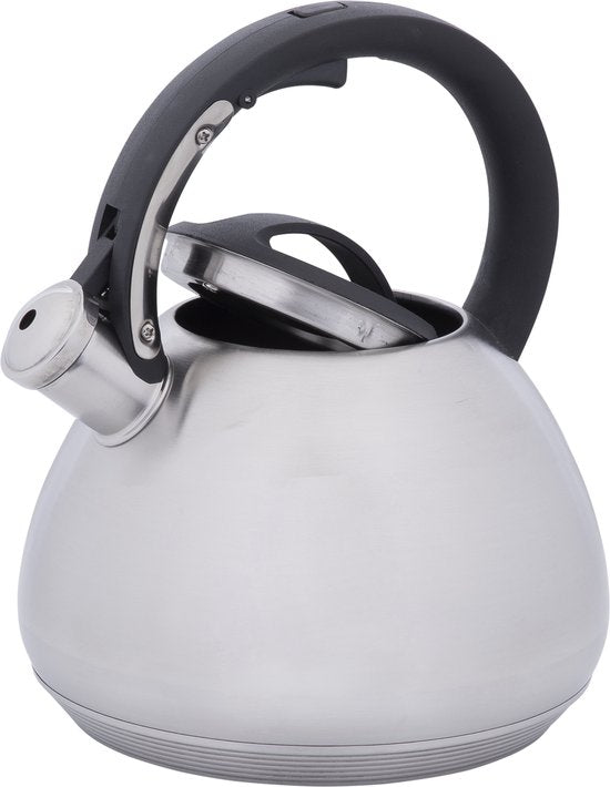 Bouilloire sifflante - Resto - 2,7L - Acier inoxydable - Induction - Argenté