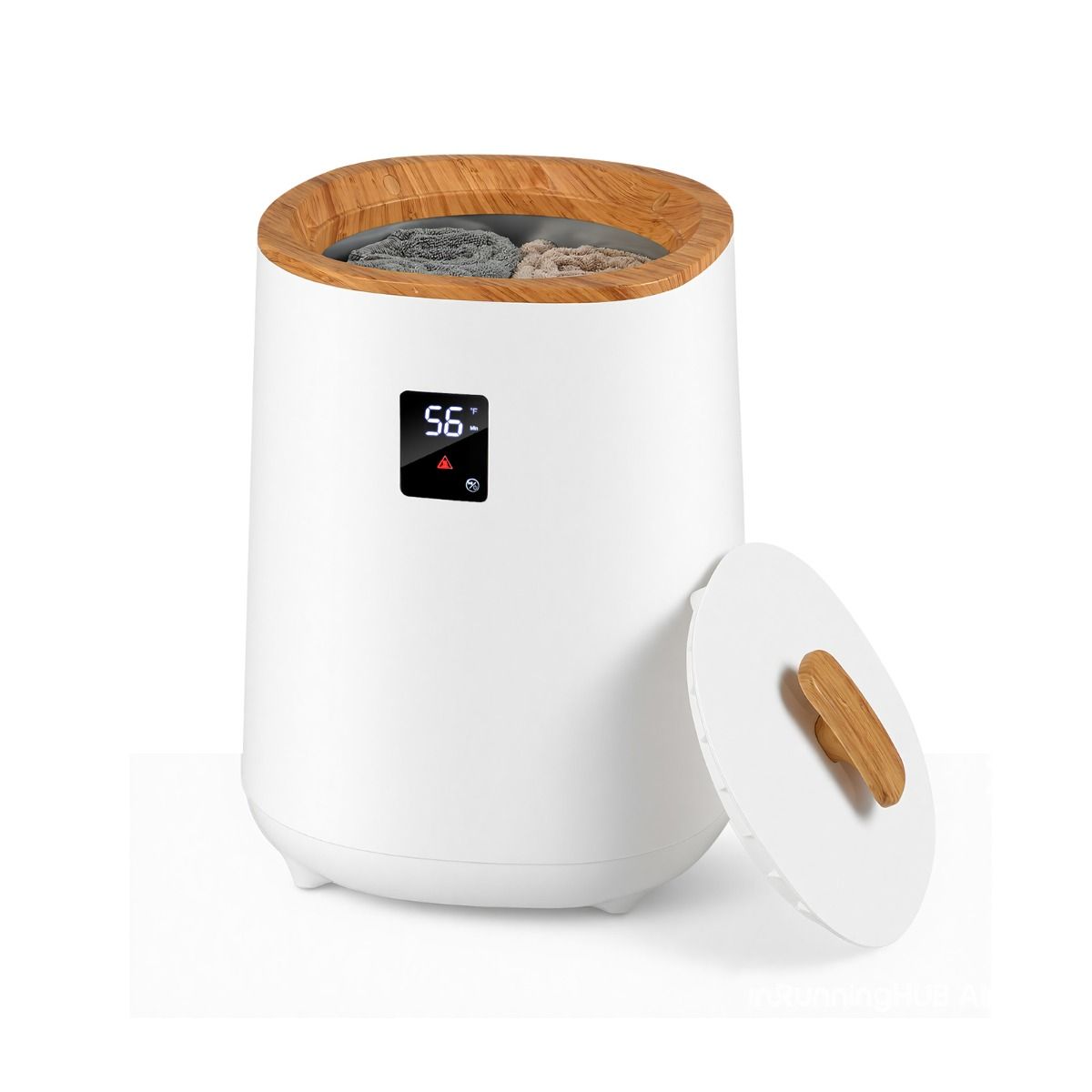 Chauffe-serviettes Coast Emmer - Chauffage rapide - Capacité de 18 litres - Blanc
