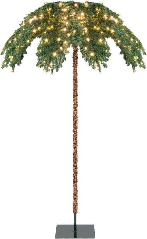 Arbre de Noël Coast Palm avec 250 lumières LED blanc chaud - 813 branches - 180 cm