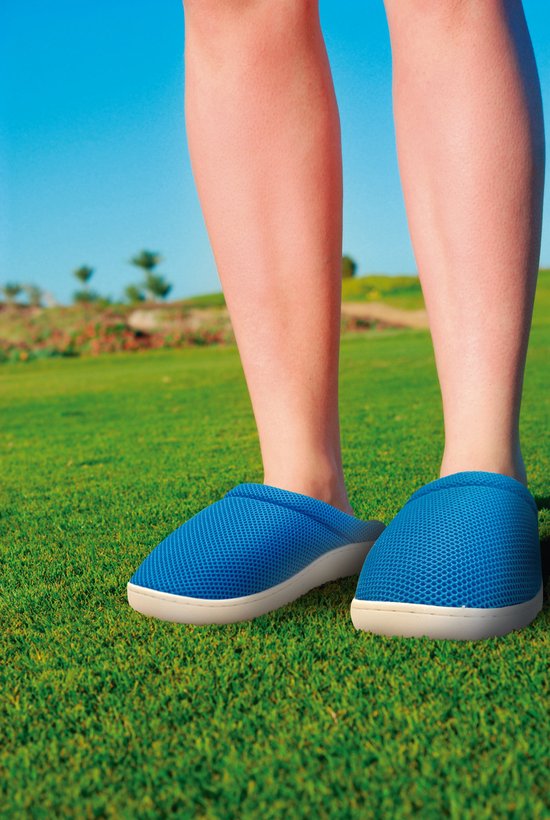 Stepluxe Slippers - Pantoufles en gel pour hommes et femmes - Bleu