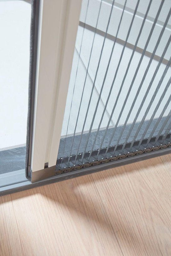 Porte plissée Bruynzeel s900 L 96x227-230 blanc