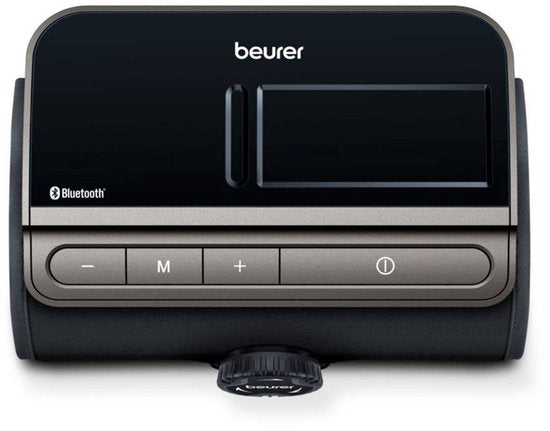 Tensiomètre Beurer BM 81 Smart pour le bras - Brassard EasyLock intégré 24-40 cm - Bluetooth® - Indicateur de risque - Technologie d'inflation - Mémoire pour 2 utilisateurs - Rythme cardiaque irrégulier - Application gratuite : Health Manager pro - Garant