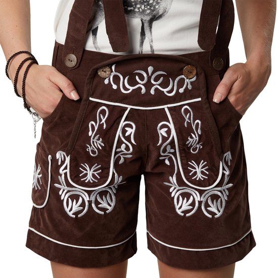 Dressforfun Lederhose Weißensee XXL - déguisement costume halloween déguisement fête carnaval déguisement fête carnaval - 302804