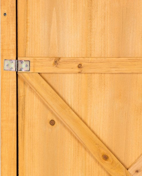 TecTake - Armoire de jardin en bois Taman - avec toit plat - dimensions 75 x 56 x 118 cm - 404565