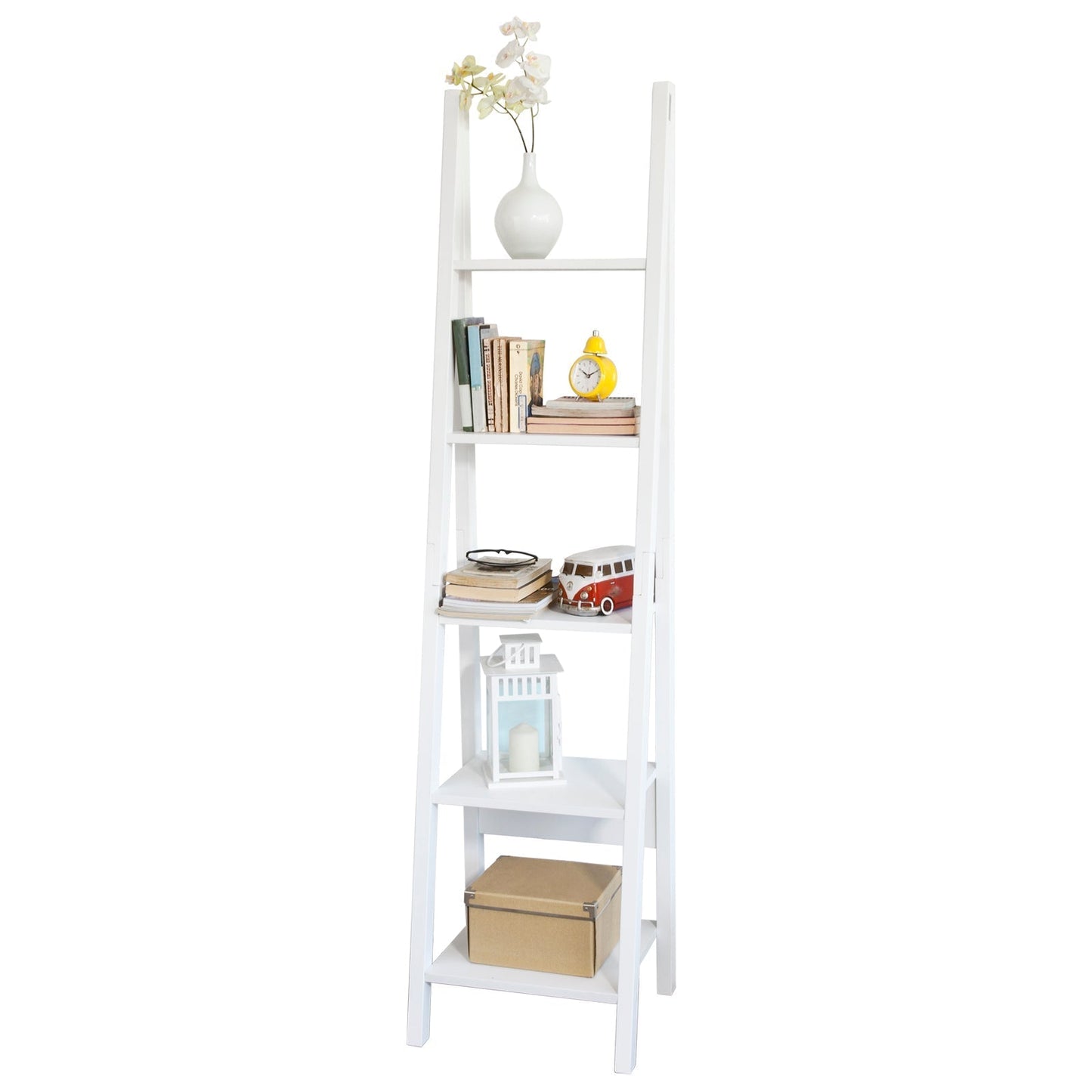 SoBuy Porte-échelle - 44x180x39cm - blanc