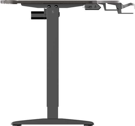VDD Gaming - Bureau - Hauteur réglable électrique - Bureau assis-debout - Bureau de jeu - Table d'ordinateur - Bureau de jeu - Bureaux de jeu - 160 x 75 cm