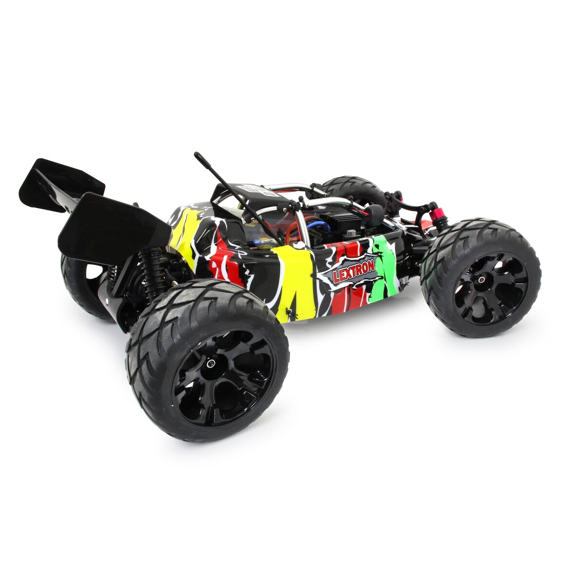 Jamara Lextron Desertbuggy 4WD - 1:10 - 35 km/h - Gris - Avec LED et batterie NiMh