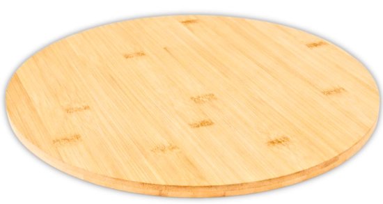 Ceruzo Lazy Susan - Plateau tournant - Ø 35cm - Plateau tournant - Planche de service-Bambou
