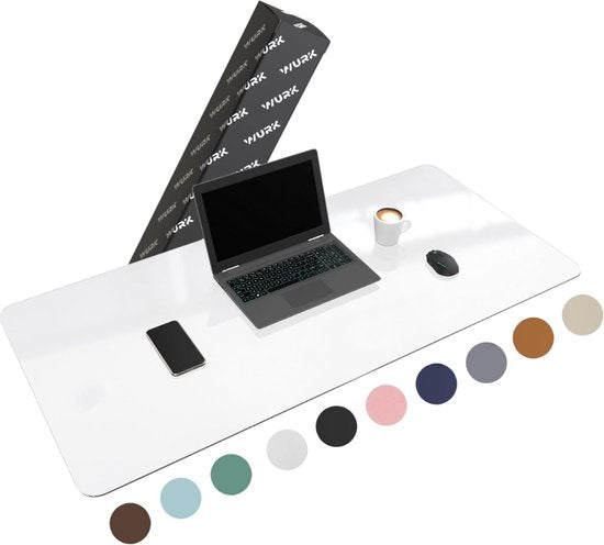 Tapis de bureau professionnel [120 cm x 60 cm] - Tapis de souris XXL - Tapis de souris - Grand tapis de bureau multifonctionnel - Tapis de bureau [Transparent].