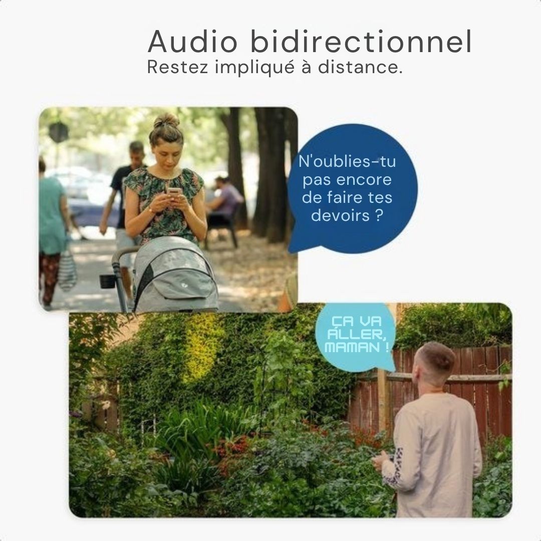 Caméra extérieure supérieure avec vision nocturne Gologi - sécurité - 3MP - Avec Wifi et App - Noir