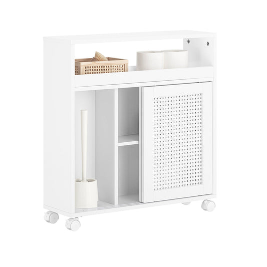 SoBuy Meuble bas - BZR119-W - 65 x 20 x 70 cm - MDF - Blanc