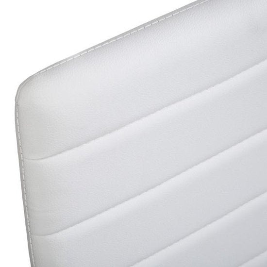 Tectake - Chaise de salle à manger 4 pièces , blanc , chaises de salle à manger 401845