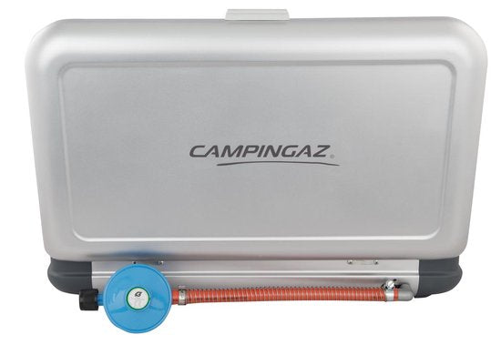 Campingaz Camping Kitchen 2 CV - Réchaud de camping - réchaud 2 feux - 2 x 2 000 watts - gris argenté