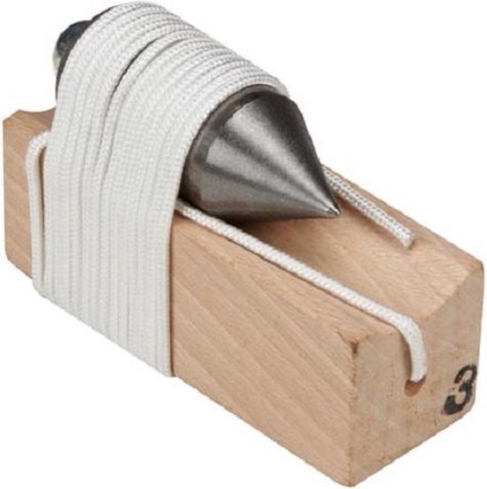 Aplomb Toolland, avec fil, sur bloc, 300 g
