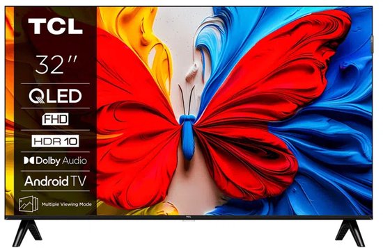 TCL 32V5C - 32 pouces - Full HD QLED - 2025 - Smart TV