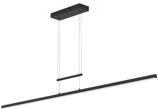 Suspension Profilo 3318ZW noire, 150 cm de large, hauteur réglable, de la marque Steinhauer, en métal, plastique et composants électroniques
