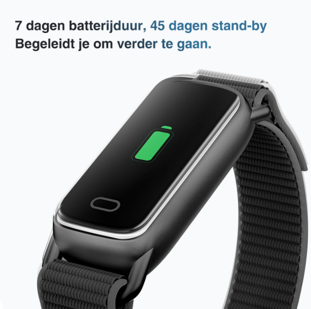 Montre connectée Fittek GTL1 - Noire - Suivi de la santé 24 h/24, 7 j/7 - Autonomie de 7 jours