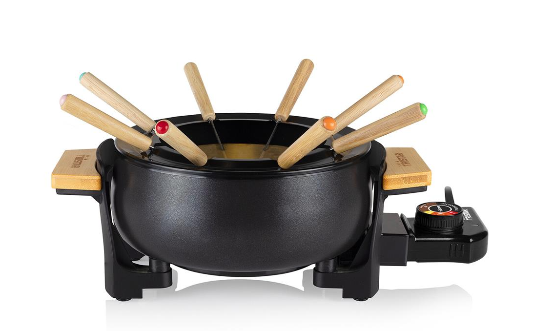 Ensemble à fondue Princess Bambou Noir - 1,5 litre - 8 personnes - 1 000 W