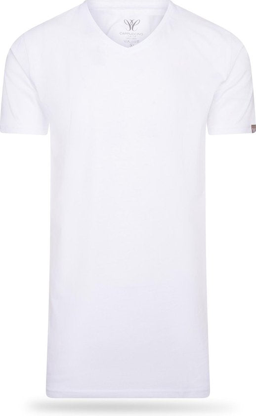 Cappuccino Italia - Hommes Tee SS 4-Pack T-shirts - Blanc - Taille XXL