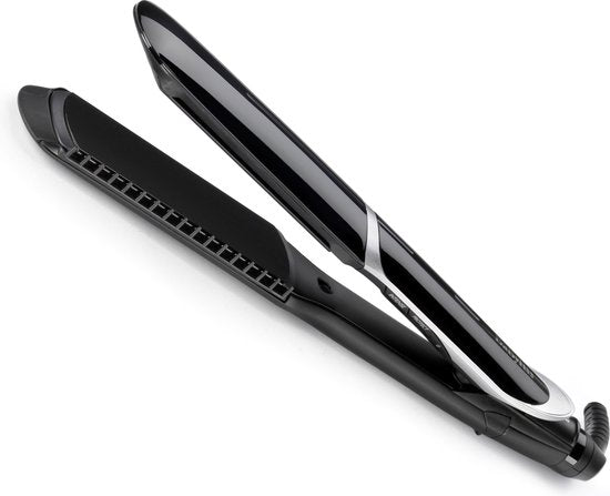 Fer à lisser BaByliss Sleek Control Wide ST397E - Plaques extra-larges - 5 réglages de température jusqu'à 235 °C - Peigne lissant amovible