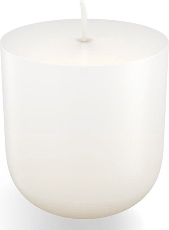 4 pièces Bolsius cleanlight verre transparent 115/55 avec recharge (20 heures) Gardenia - Fig