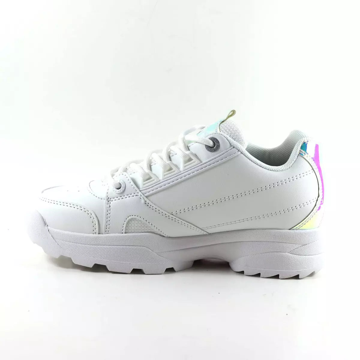 Levi's Soho Trainer Junior Baskets pour filles - blanc taille 31 - Dessus en cuir confortable et facile à enfiler