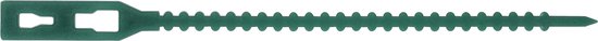 BLACK+DECKER Plant Ties - 100 Pieces Plant Clips - Clips de plantes ajustables - Plastique - Vert