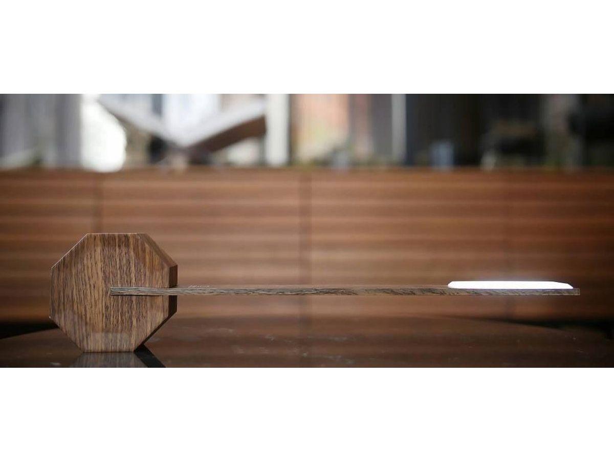 Lampe de table Ginkgo Design Octagon One - Portable - Noyer