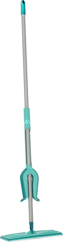 Racleur de sol Leifheit Picobello M Micro Duo avec manche - largeur de nettoyage de 33 cm - turquoise - gris
