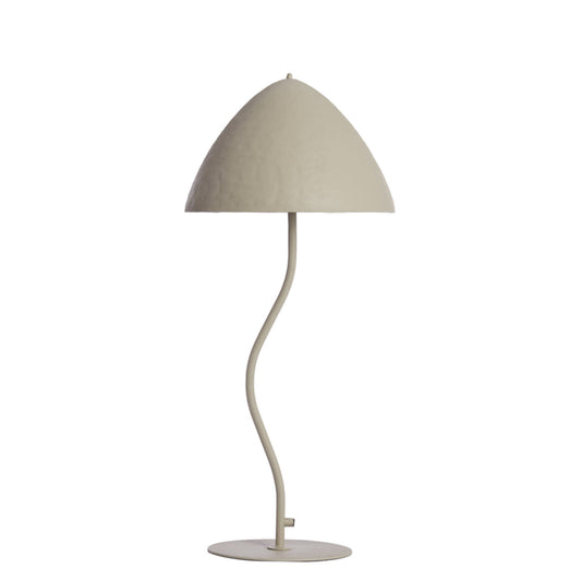 Light & Living ELIMO Lampe à poser Ø25x67 cm - Gris clair mat - Métal moderne - E27