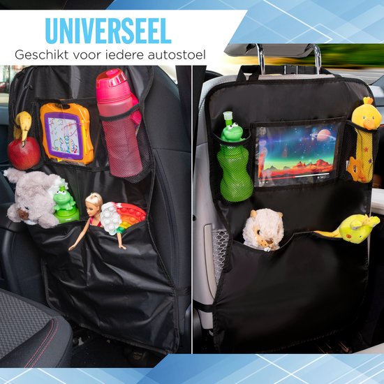 All Ride Car seat organizer - Organiseur de voiture - Porte-tablette - Noir
