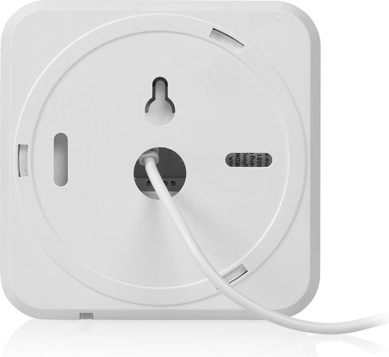 Smartwares FGA-13900 - Détecteur de qualité de l'air (dioxyde de carbone) - Alarme CO₂ - 85 dB - 3 capteurs - Alerte vocale