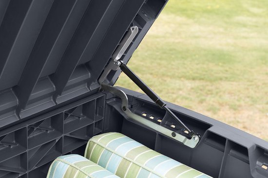 Keter - Borneo boîte de rangement - 416 litres - 129,5 x 62,5 x 70 cm - Anthracite
