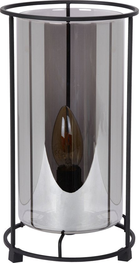 Lampe de table Lucide DOUNIA - Ø 15 cm - E27 - Noir