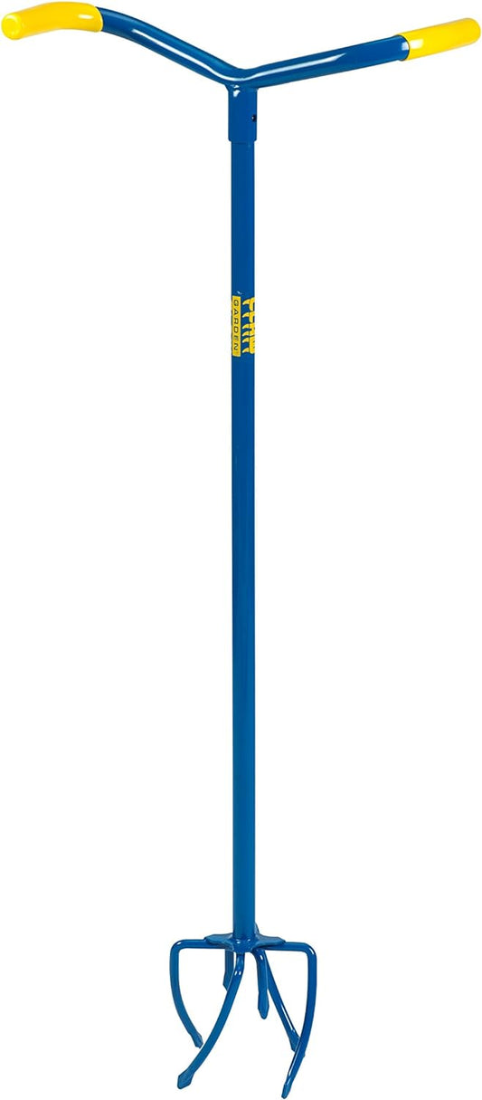 Gardenclaw Gardenclaw GC821-06 - Fourchette à bois - 14,5 x 14,5 x 95,5 CM - Bleu/Jaune