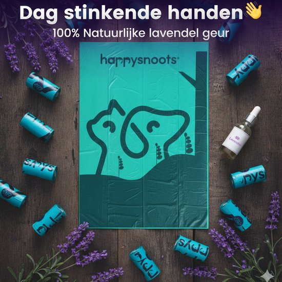 300 sacs biodégradables pour ramasser les déjections canines - Lavande - Dog Poop Bags - Sacs pour chiens - Sacs pour ramasser les déjections de chats et de chiens