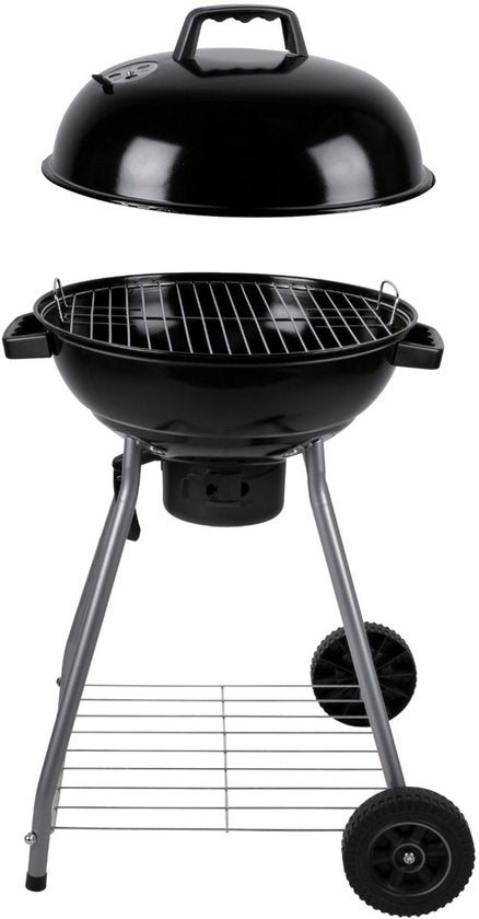 Barbecue Alpina - Barbecue sphérique - BBQ - avec couvercle - Ø 45 cm - Charbon de bois