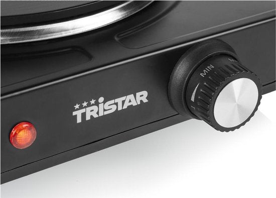 Plaque de cuisson électrique Tristar 1 500 W - KP-6151 - 1 zone de cuisson - Autonome - Noir