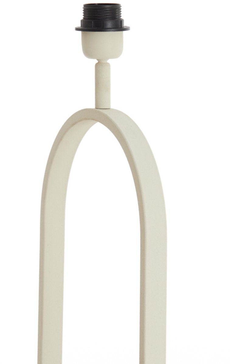 Light & Living Lampadaire Jamiri 142 cm de haut - Crème - Métal, Design minimaliste