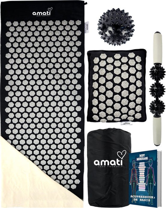 Amati Blue Lotus Nailing Mat - Coussin et accessoires inclus - Noir