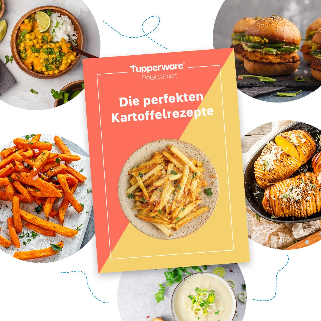 Contenant à pommes de terre Tupperware PotatoSmart - Circulation optimale de l'air - Préserve la fraîcheur des pommes de terre - Conception empilable