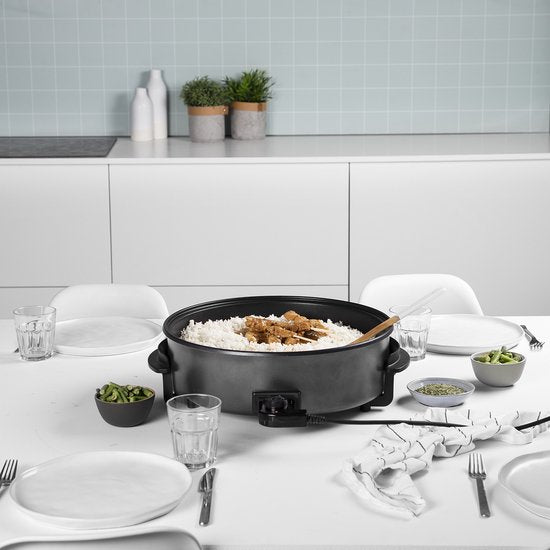 Tristar Casserole électrique XXL - 1500W - PZ-9146 - Avec thermostat - Température maximale 250⁰ C - Sans PFAS