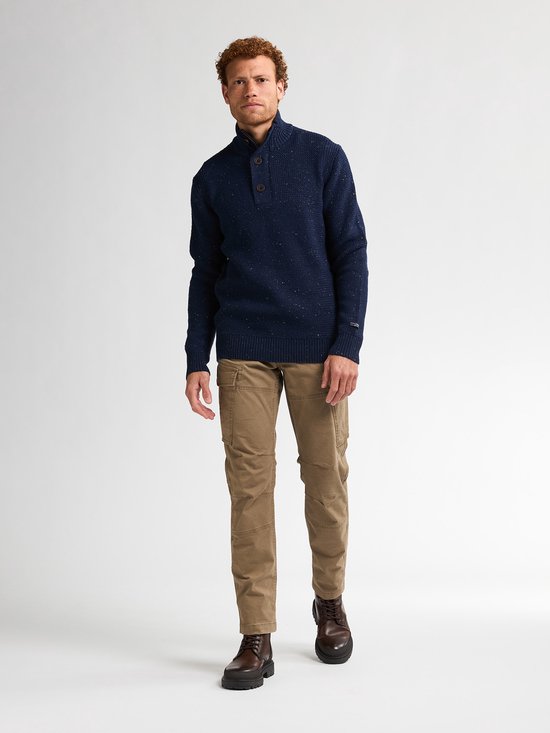 Petrol Industries - Pull mélangé pour homme Buffalo - Bleu - Taille S