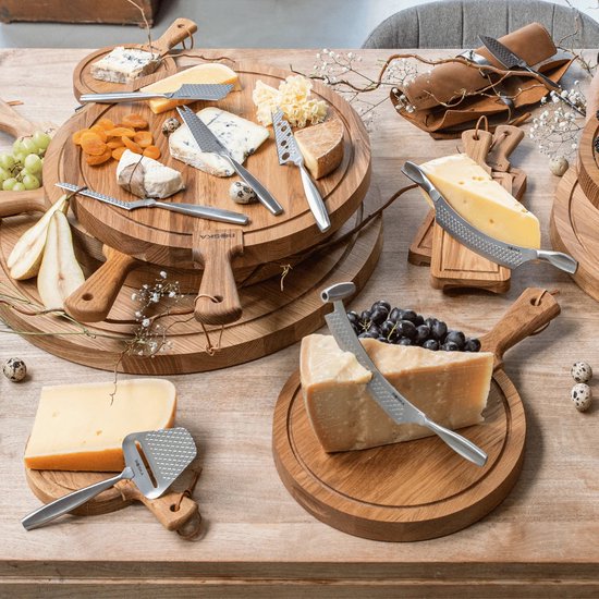 Hache à fromage Boska Hard Monaco+ No.6 - Hache à fromage - Couteau à fromage - Hache à fromage pour fromage affiné - acier inoxydable - Hache à fromage lavable au lave-vaisselle - Ustensiles de cuisine - Accessoires de cuisine - - Garantie de 10 ans