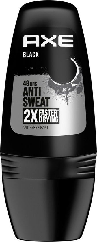 Déodorant Axe pour homme - Roll-on - Noir - 6 x 50 ml - Lot économique