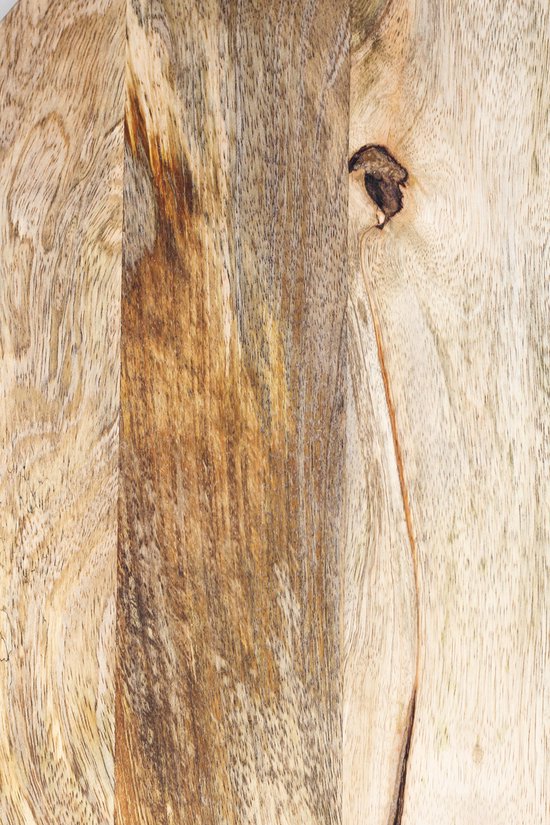 Collection HSM Table d'appoint Read - naturel/noir - bois de manguier/fer