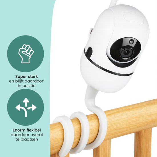 Innovaland - Support pour babyphone - Universel - Flexible - Support pour babyphone avec caméra - Baby Phone - Support standard - Support pour babyphone