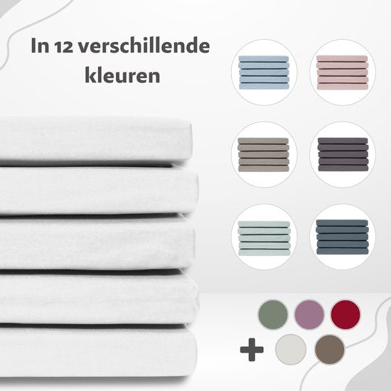 Ten Cate Fitted Sheet - drap-housse 160x200 - drap-housse 160x200 - adapté au sur-matelas 160 x 200 - satin de coton - sur-matelas 160x200 - hauteur d'angle 10 cm - gris