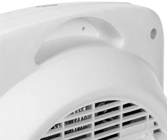 Tristar chauffage électrique KA-5059 - Chauffage à ventilateur - 2 niveaux de chaleur et ventilateur - Chauffage de camping - Blanc - Oscillant - Protection contre la surchauffe - Chauffage de salle de bains